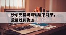 爱游戏手机版登录入口-沙尔克客场艰难逼平对手，重回胜利轨道